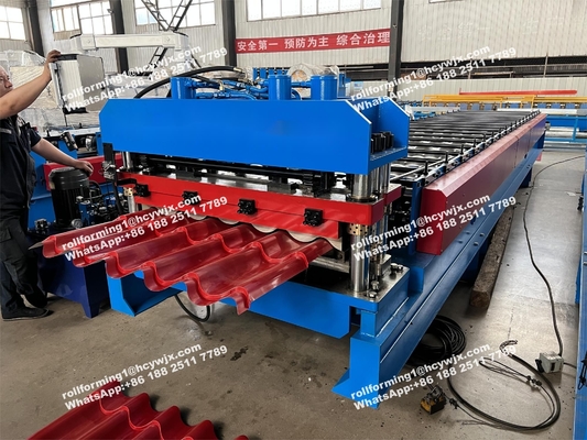 PPGI Farbstahl GI-Material für Glasfliesen-Rollformmaschine