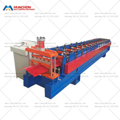 CR12 billigere Ridge Cap Roll Forming-Maschine