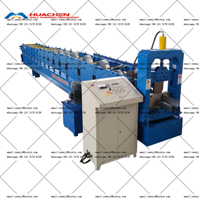 Automatische Stahlplatte galvanisierte Metalldach Regen Gitter Rollen Formierung Maschine