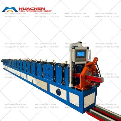 Automatische Stahl-Wasser-Regen-Rohr-Rollformmaschine