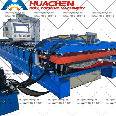 Metalldachrollenformmaschine für die Schnellproduktion 15 m/min 70 mm Schachtdurchmesser