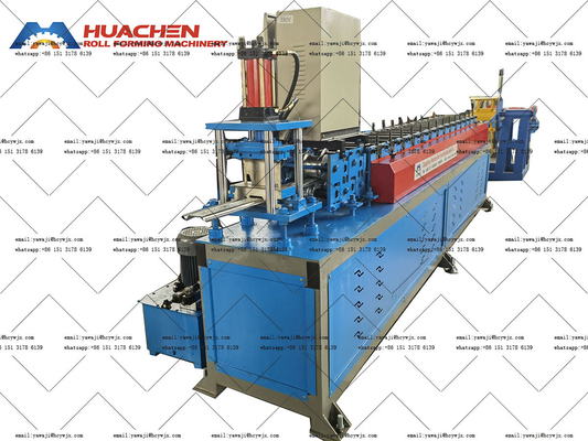 Kettentrieb Vollautomatischer Verschluss Türrahmen Rollmaschine für 380V 50Hz 3Phasen Stahlrahmen Purlin