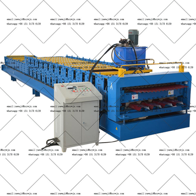 Kettenantrieb Doppeldeck-Rollformmaschine für 1250mm Materialbreite in kurzer Lieferzeit