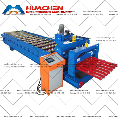 Glasfliesen 15 Stationen Metall Rollen Formen Maschine für 0,3-0,6 mm