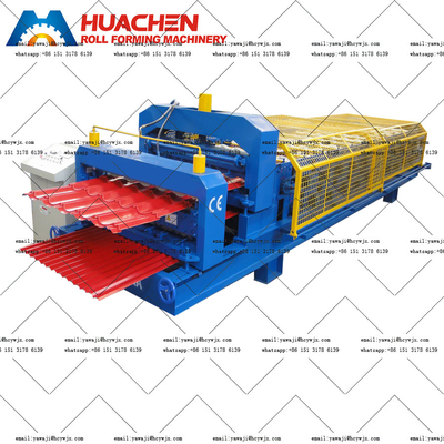 Metall-Silo-Doppelschicht-Rollformmaschine CE-Zertifikat