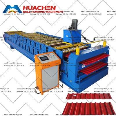 Doppeldeck PPGI / GI Stahlrollenformmaschine