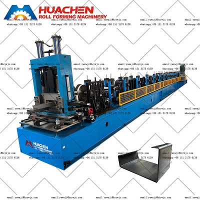 C60-250 automatisch C Kanal-Maschinen-Licht C Purlin-Rolle, die Maschine bildet