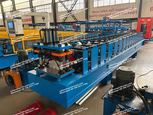 Hydraulisches Schneiden Intelligente Stahldachfliesenformmaschine