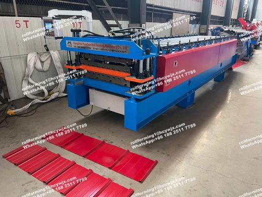 Doppeltes Rollenehemalige Doppelschicht-Rolle, die Maschine manuelles hydraulisches Decoiler bildet