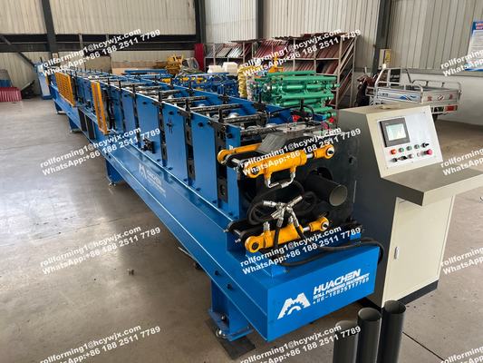 Rundes Regenrohr Rollenformmaschine für Regenwasser Downpipe / Wasserleitung