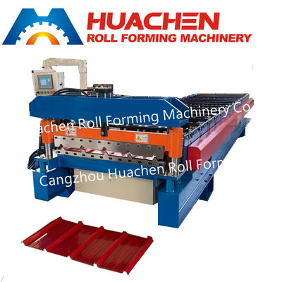 15 Stationen Wandplatten Rollformmaschine mit 45# Stahlkonstruktion und Kettenantrieb für eine effiziente Produktion