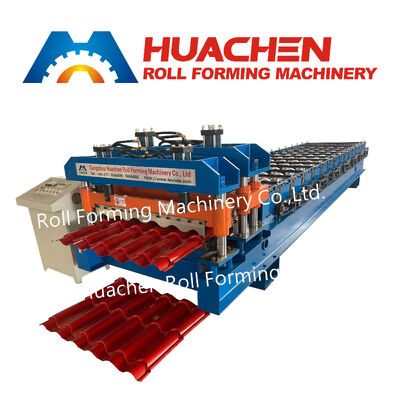 Stahlziegel-Dachblech-Rollformmaschine für Baumaterialien