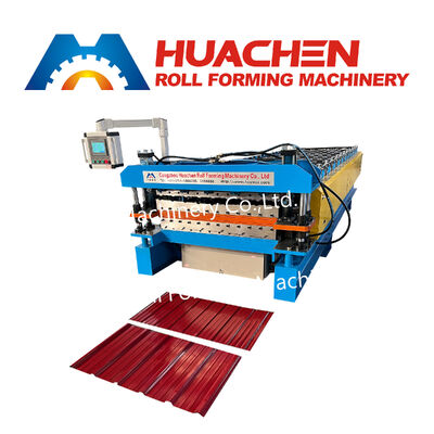 Doppelschicht-Dachrollenformmaschine Ibr & Step Fliesenblattmachine