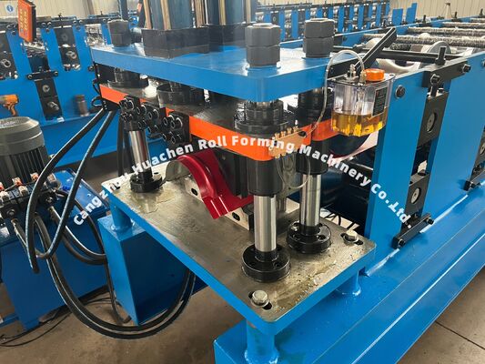 Hochleistungs-Metallfirsthauben-Rollformmaschine für die Dachziegelindustrie