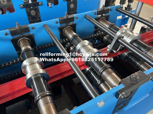 Zaunlatten-Rollformmaschine mit hydraulischer Schneide, SPS-Steuerung und 0,3-0,6 mm Materialstärke
