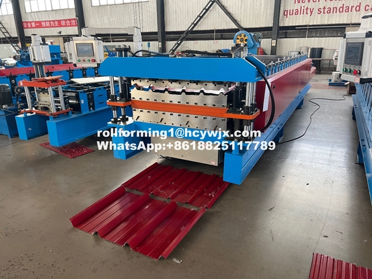15-20 m/Min Doppelschichtformmaschine für Metalldachplatten