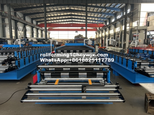 15-20 m/Min Doppelschichtformmaschine für Metalldachplatten