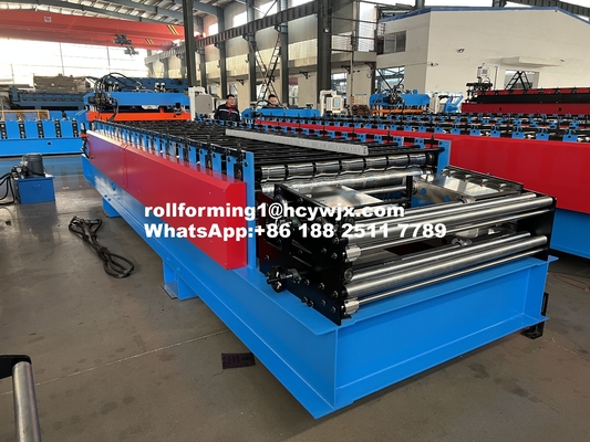 Doppelschicht-Kaltrollformmaschine mit C15- und TR10-113-Profil