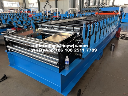 Doppelschicht-Kaltrollformmaschine mit C15- und TR10-113-Profil