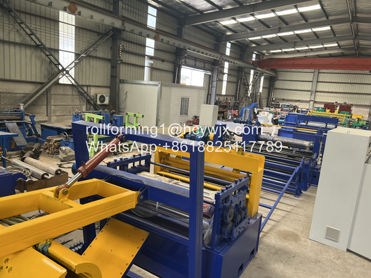 GI/PPGI Schneidlinie mit Rückschleifer 0,12-5 m/min Materialdicke