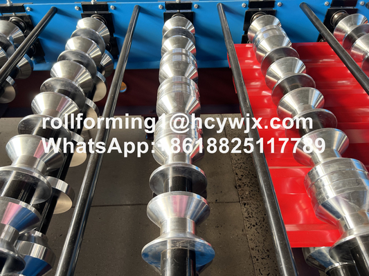 TP25/TP35/TP40 20 m/Min Wellrohlformmaschine für Dachbleche
