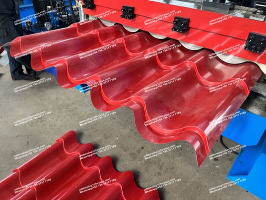 PPGI Farbstahl GI-Material für Glasfliesen-Rollformmaschine