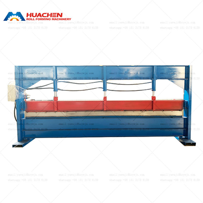 Gute Qualität 6 Meter lange manuelle Hydraulik-Blatt-Metall-Bogenmaschine