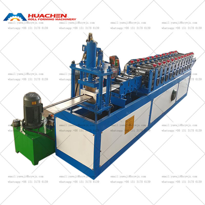 Stahlblech-Roller-Türverschluss-Rollformmaschine-Roll-Up-Türformmaschine
