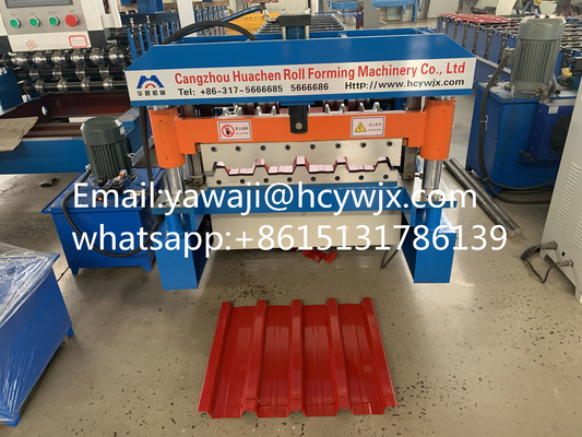 Trapezförmige Dachplattenformmaschine / Rollenformmaschine IBR-Dachplattenformmaschine