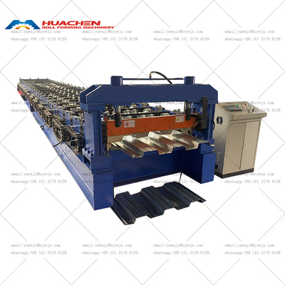 vollautomatische PLC-gesteuerte Gurtdeck-Rollformmaschine