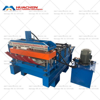 Verformungsmaschine für die Verformung von Kaltrollen mit Hydraulikbogenblatt