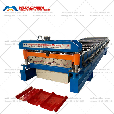 Anpassungsfähige Trapez-Dachfliesen-Maschine mit einer einzigen Schicht Perfekte Dachlösung