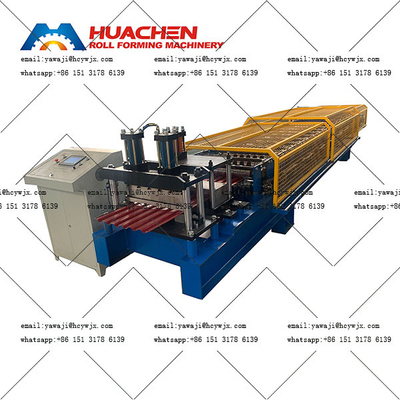 Automatische Türverschluss-Blade Rollformmaschine Garagentür Rollende Tür-Herstellmaschine