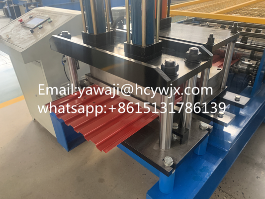 Automatische Türverschluss-Blade Rollformmaschine Garagentür Rollende Tür-Herstellmaschine