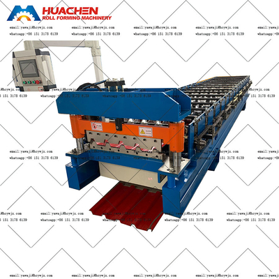 Hochrippen-Metall-Dach-Roll-Formmaschine mit PPGI / GI-Material und 925mm Breite