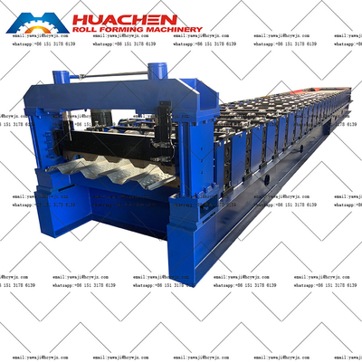 Effiziente Dachplatten Rollformmaschine Dachblechmachine mit 15 m/min Geschwindigkeit