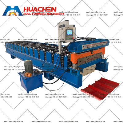 PPGI / GI Schraubenlose Dachrollenformmaschine