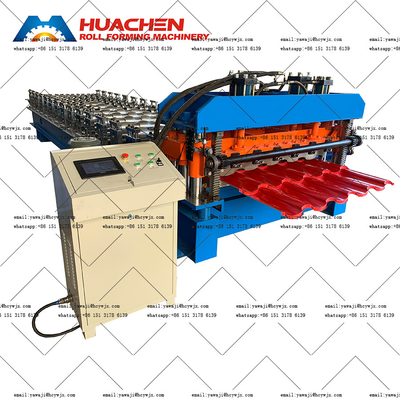 1220mm Aluminium 0,6mm Glasfliesen Rollenformmaschine