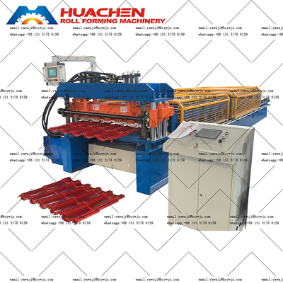 1050 mm automatische Glasfliesen-Kaltrollenformmaschine