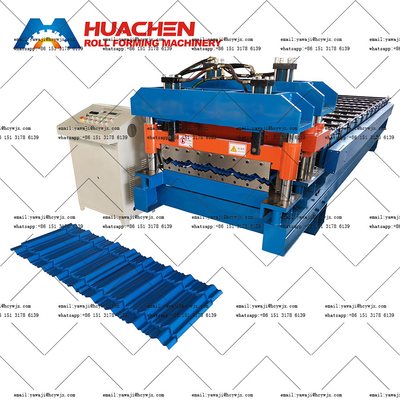 1000 mm schöne Farbverglaserte Fliesenmachine für PPGI / GI