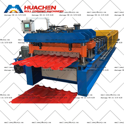 Doppelschicht PPGI / GI Glasplattenrollenformmaschine