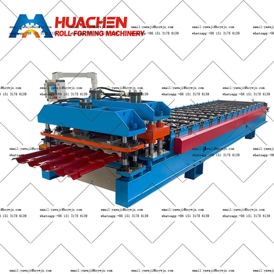 1200 mm Glasdachfliesen Rollformmaschine mit 14 Stationen