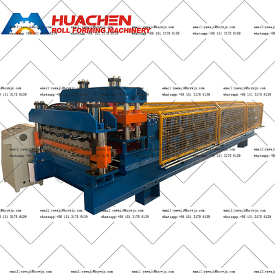 Metall-Doppeldeck-Silo-Rollformmaschine für PPGI / GI