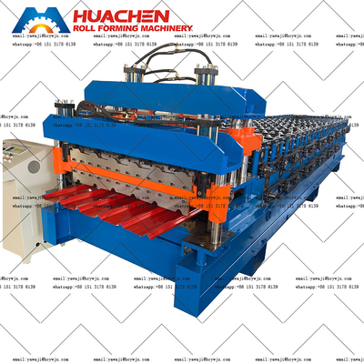 Metalldoppeldeck-Rollformmaschine zur Herstellung von Metallblechen