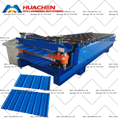 0.3-0.6mm Doppelschicht-Rollformmaschine für Dachbleche