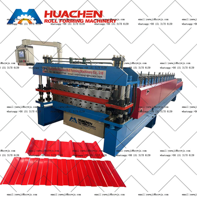 Hochgeschwindigkeits-Rollformmaschine mit Doppeldeck