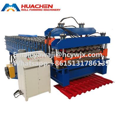 Doppeldeck-Rollformmaschine für Dachbleche