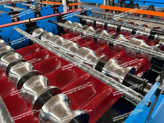 Herstellen von Dachfliesenformmaschine/Glasfliesenmaschine/Steelfolie Rollformmaschine