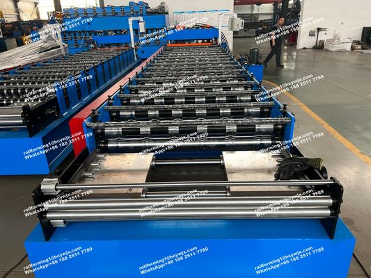 Herstellen von Dachfliesenformmaschine/Glasfliesenmaschine/Steelfolie Rollformmaschine