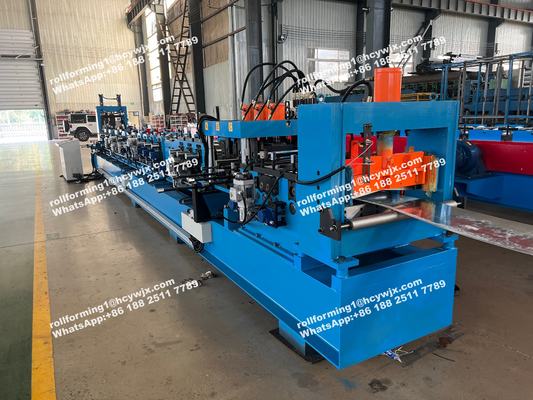 Stahl-CZ-Purlins-Rollformmaschine, gesteuert durch PLC